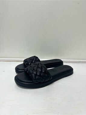 Seychelles Bellissima Puffy Woven Slides Sandals Women's Size 7 Made in Italy